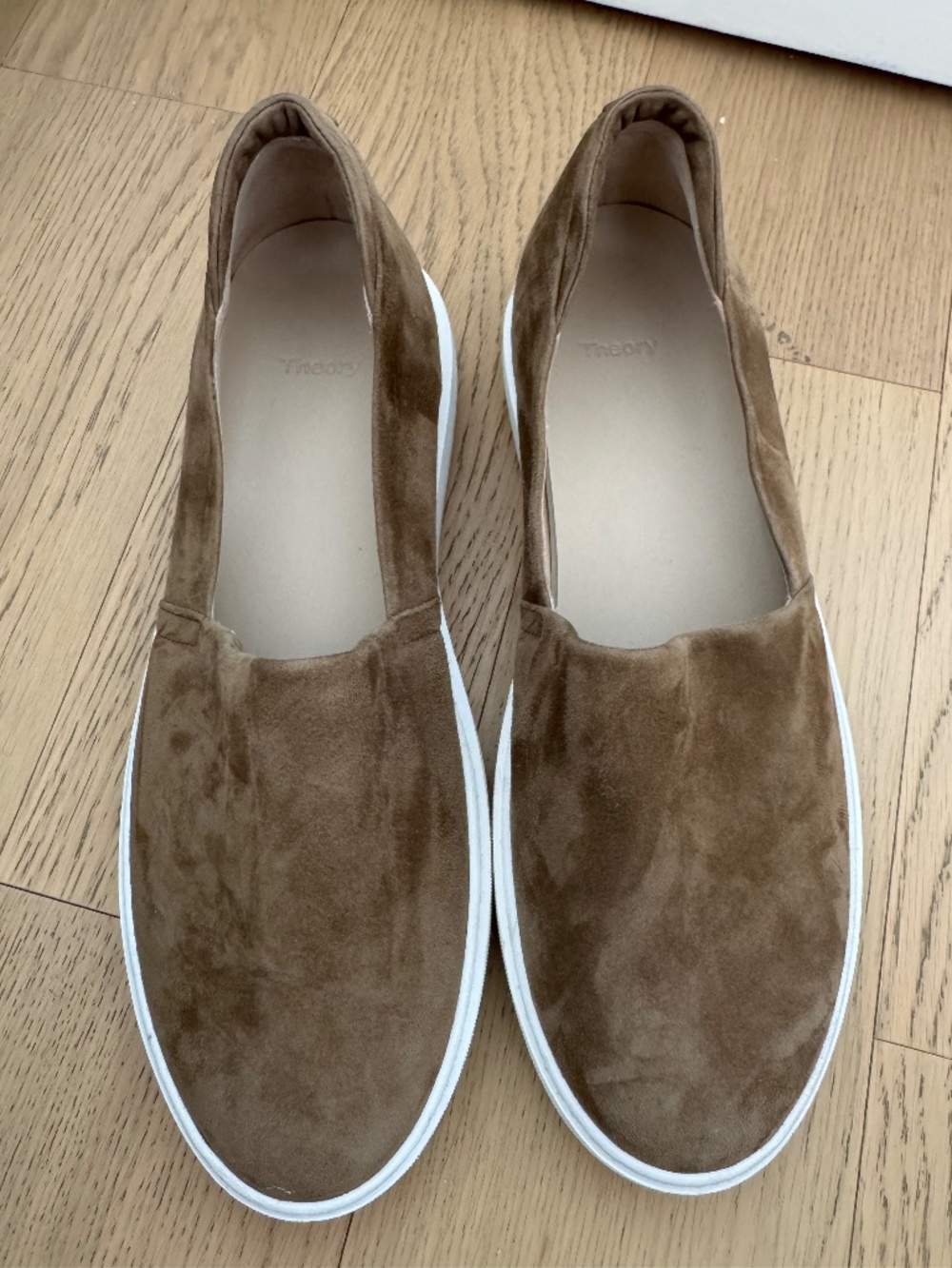 Theory Suede Slip-On Sneakers